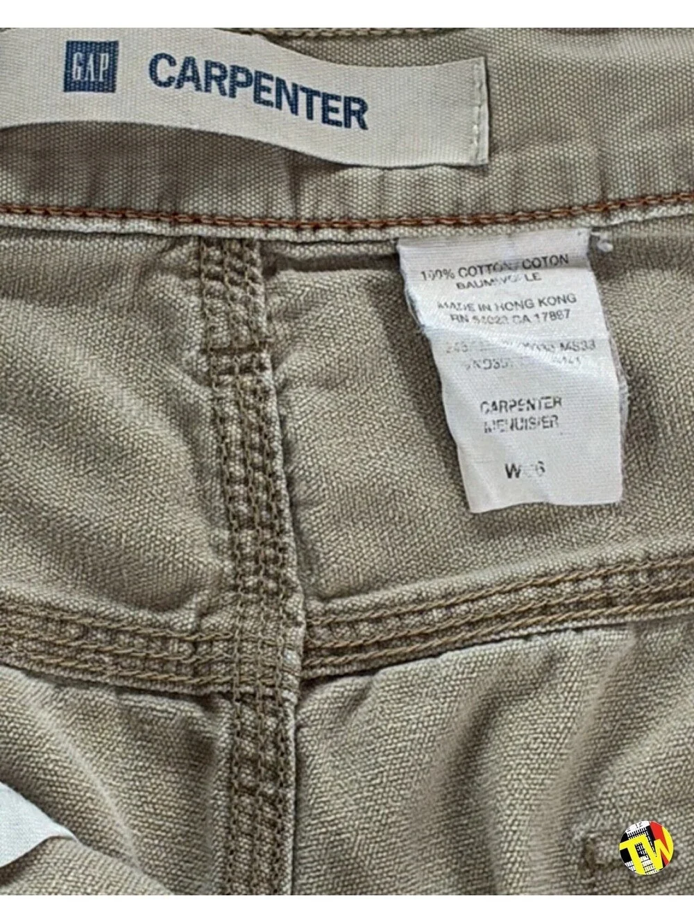 Vintage 90s Y2K GAP Carpenter Shorts Industrial Standard